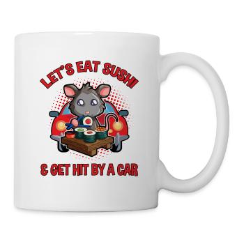 Opossum Design für Possum Fans und Opossum Fans - Tasse - Weiß - Rechts