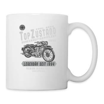 1994 Biker Top Zustand, Legendär, Legende, Bike, - Tasse - Weiß - Rechts
