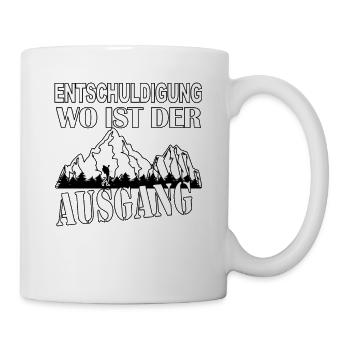 where is the exit - Mug - white - Right