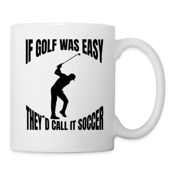 Golfer Saying Golf Golf Club Golf Ball - Mug - white - Right