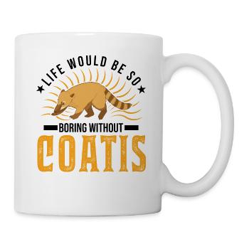 Coati Gift Proboscis Coati - Mug - white - Right