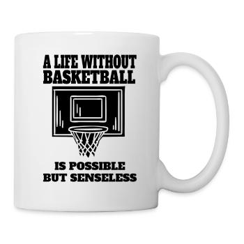 Club de basket-ball Joueurs de basket-ball Amateurs de basket-ball - Mug blanc - blanc - Droite