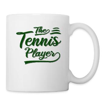 Le joueur de tennis - Mug blanc - blanc - Droite