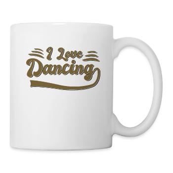 I love dancing - Mug - white - Right