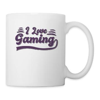 I love gaming - Mug - white - Right