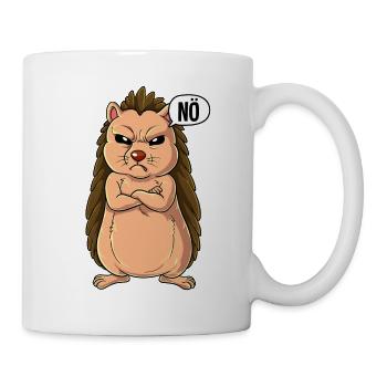 Igel Nö - Tasse - Weiß - Rechts