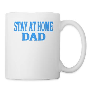 Stay At Home DAD Employee Of The Month Cool Retro - Tasse - Weiß - Rechts
