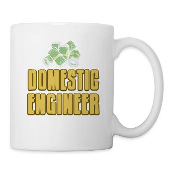 Domestic Engineer AKA Stay At Home DAD Retro - Tasse - Weiß - Rechts