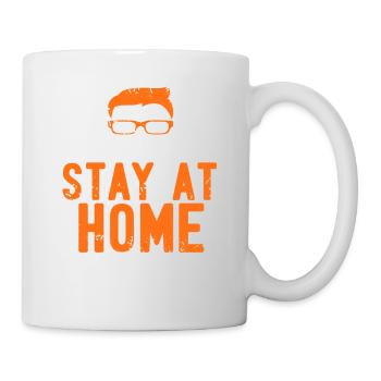 This Is My Stay At Home T-Shirt Funny Working DAD - Mug - white - Right