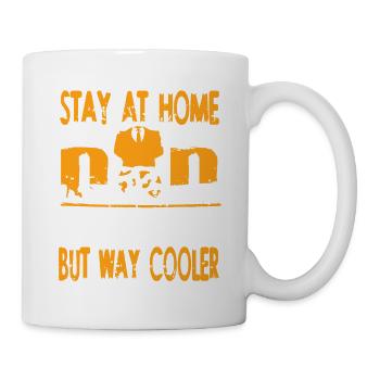 Stay At Home DAD Like A Normal Dad But Way Cooler - Tasse - Weiß - Rechts