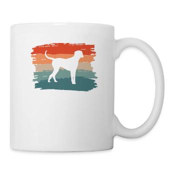 Vintage Retro Weimaraner Weimaraners Dog Lover - Mug - white - Right