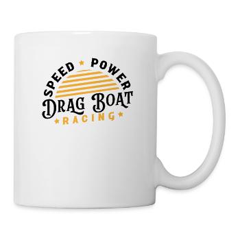 Vitesse de course de dragster - Mug blanc - blanc - Droite
