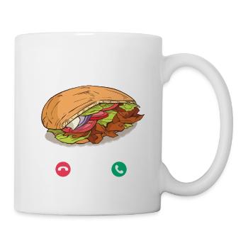 Le Kebab M'appelle Cadeau Humour Fast Food Kebab - Mug blanc - blanc - Droite