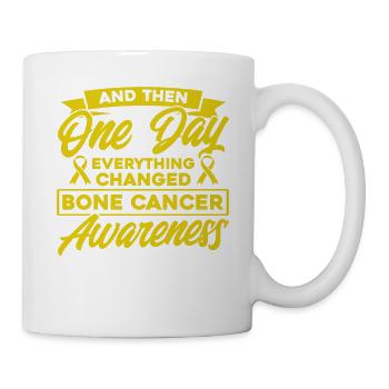 Bone Cancer Support Bone Cancer Fighter Kn - Mug - white - Right