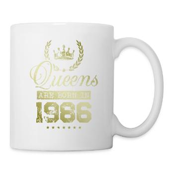 Queens born in 1986 - Mug - white - Right