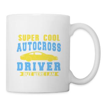 Never Dreamed I'd Grow Up To Be Cool Autocross - Mug - white - Right