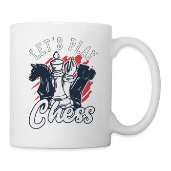 Chess Player Pieces Chess Mat - Mug - white - Right