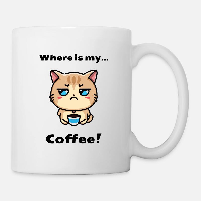 Chat de café Sweet Sweet Cat - Mug blanc - blanc