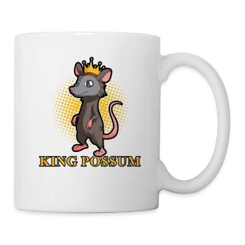 Opossum Design für Possum Fans und Opossum Fans - Tasse - Weiß - Rechts