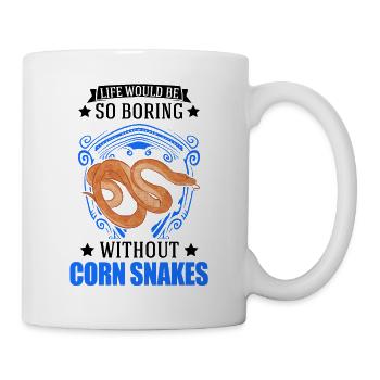 Corn Snake Cadeau Corn Snake - Mug blanc - blanc - Droite