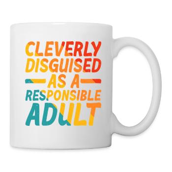 Habilement déguisé en adulte responsable 5 - Mug blanc - blanc - Droite