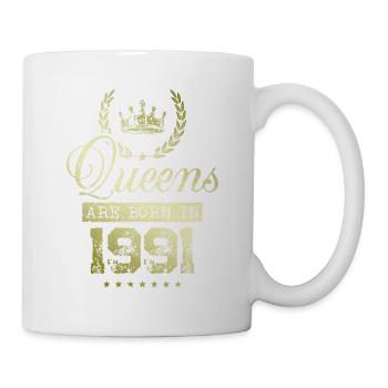 Queens born in 1991 - Mug - white - Right