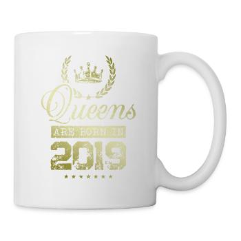 Queens born in 2019 - Mug - white - Right