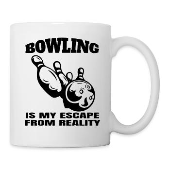 Bowling Kegel Gift Bowling Ball Bowler Bowling - Mug - white - Right