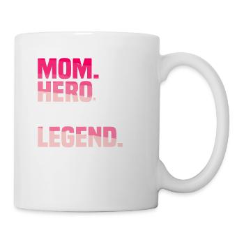 Mom Hero Pediatrician Legend Pediatrics Doctor - Mug - white - Right