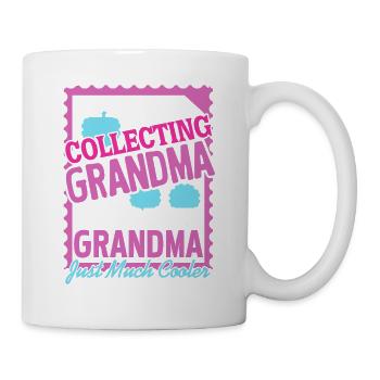 I'm A STAMP Collecting GRANDMA Retro Collector - Mug - white - Right