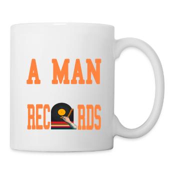 Ne sous-estimez jamais un homme qui collectionne des documents - Mug blanc - blanc - Droite