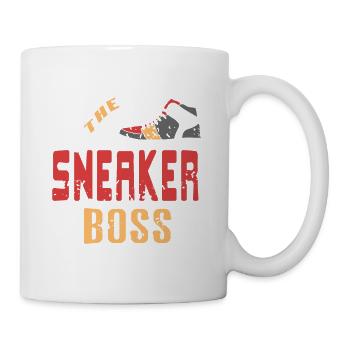 The SNEAKER BOSS Cool Retro Collector Designs - Mug - white - Right