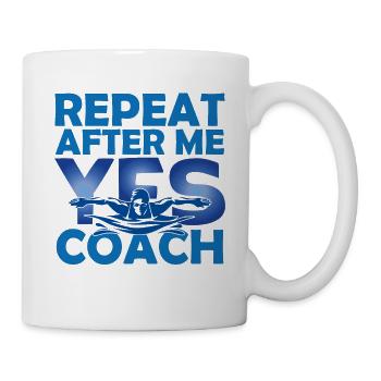 Coach Natation | Cadeau coach Natation Le Meilleur - Mug blanc - blanc - Droite