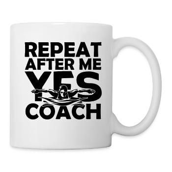 Coach Natation | Cadeau coach Natation Le Meilleur - Mug blanc - blanc - Droite