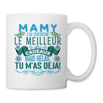 Mamy la meilleure Grand-mère fête des mères Mami ! - Mug blanc - blanc - Droite