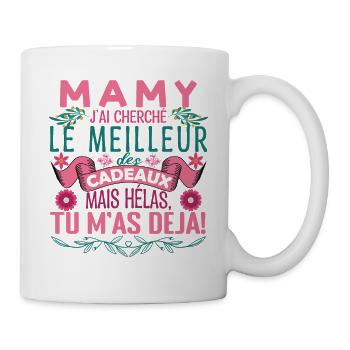 Mamy la meilleure Grand-mère fête des mères Mami ! - Mug blanc - blanc - Droite