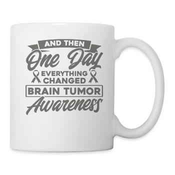 Brain Tumor Support Brain Tumor Fighter Brain Tumo - Mug - white - Right