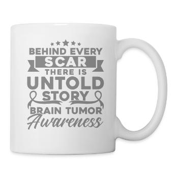 Brain Tumor Fighter Brain Tumor Brain Tumor Survivor Brain Tumor - Mug - white - Right
