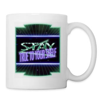 Green birthday present idea statement book fan - Mug - white - Right