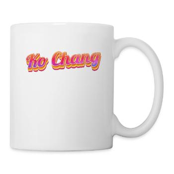 Vintage Thailand Urlaubsreise Asien Thai Ko Chang - Tasse - Weiß - Rechts
