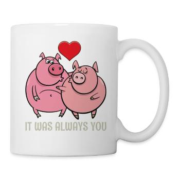 Petite amie, petit ami, homme, partenaire de la Saint-Valentin - Mug blanc - blanc - Droite