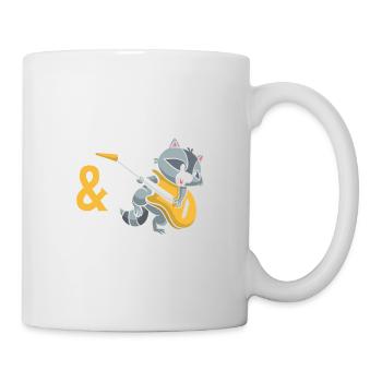 Racc & Roll pour tous les fans de ratons laveurs - Mug blanc - blanc - Droite