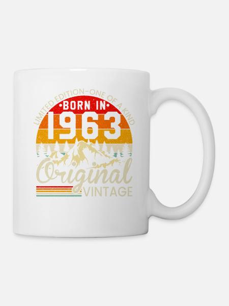 Unique En Son Genre Né En 1963 Millésime Original - Mug blanc - blanc