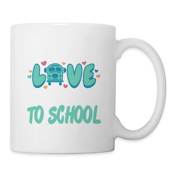 I Just Love Going Back To School Retro Freshman - Mug - white - Right