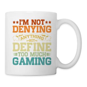 Mais définir trop de jeu 9 - Mug blanc - blanc - Droite