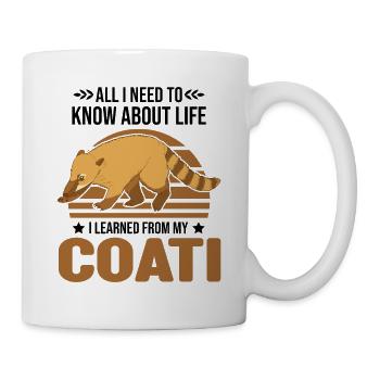 Coati Gift Proboscis Coati - Mug - white - Right