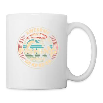 Génial depuis 2005. Angel, l’anniversaire du pêcheur - Mug blanc - blanc - Droite