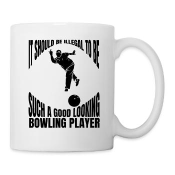 Bowling Kegel Gift Bowling Ball Bowler Bowling - Mug - white - Right