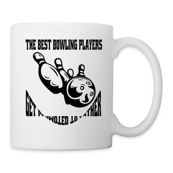 Bowling Kegel Bowling ball Bowler Kegeln Geschenk - Mug - white - Right