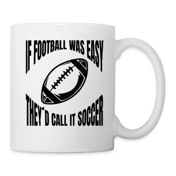 American Football Football Fan - Mug - white - Right